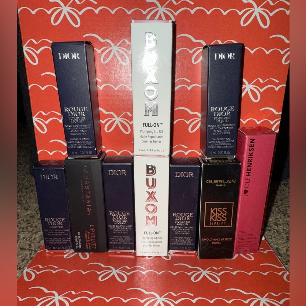 Designer Lipstick Bundle, Dior, Buxom, Guerlain, Anastasia,etc.All New, in Box - Picture 2 of 15
